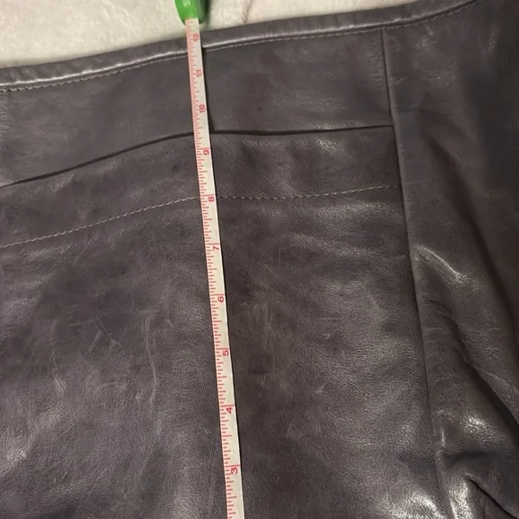 Elegant gray rough and tumble Leather Shoulder Bag Hartley in concord - Picture 7 of 11